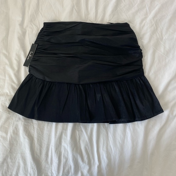 Lulus Ruched Trumpet Skirt - Picture 6 of 6
